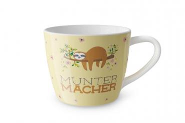LaVida Maxibecher "Faultier", Kaffeetasse 400 ml